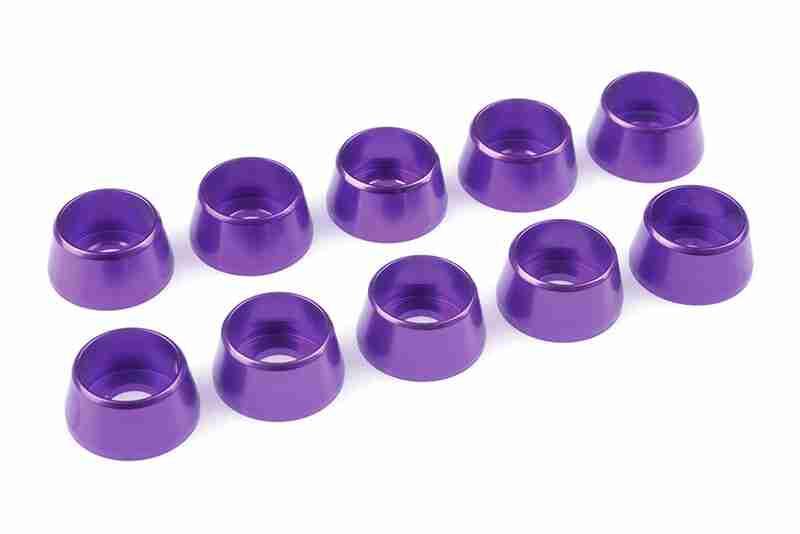 Team Corally Aluminium Washer for M5 Socket Head Screws OD=12mm Purple 10 pcs Team Corally Aluminium Washer for M5 Socket Head Screws OD=12mm Purple 10 pcs