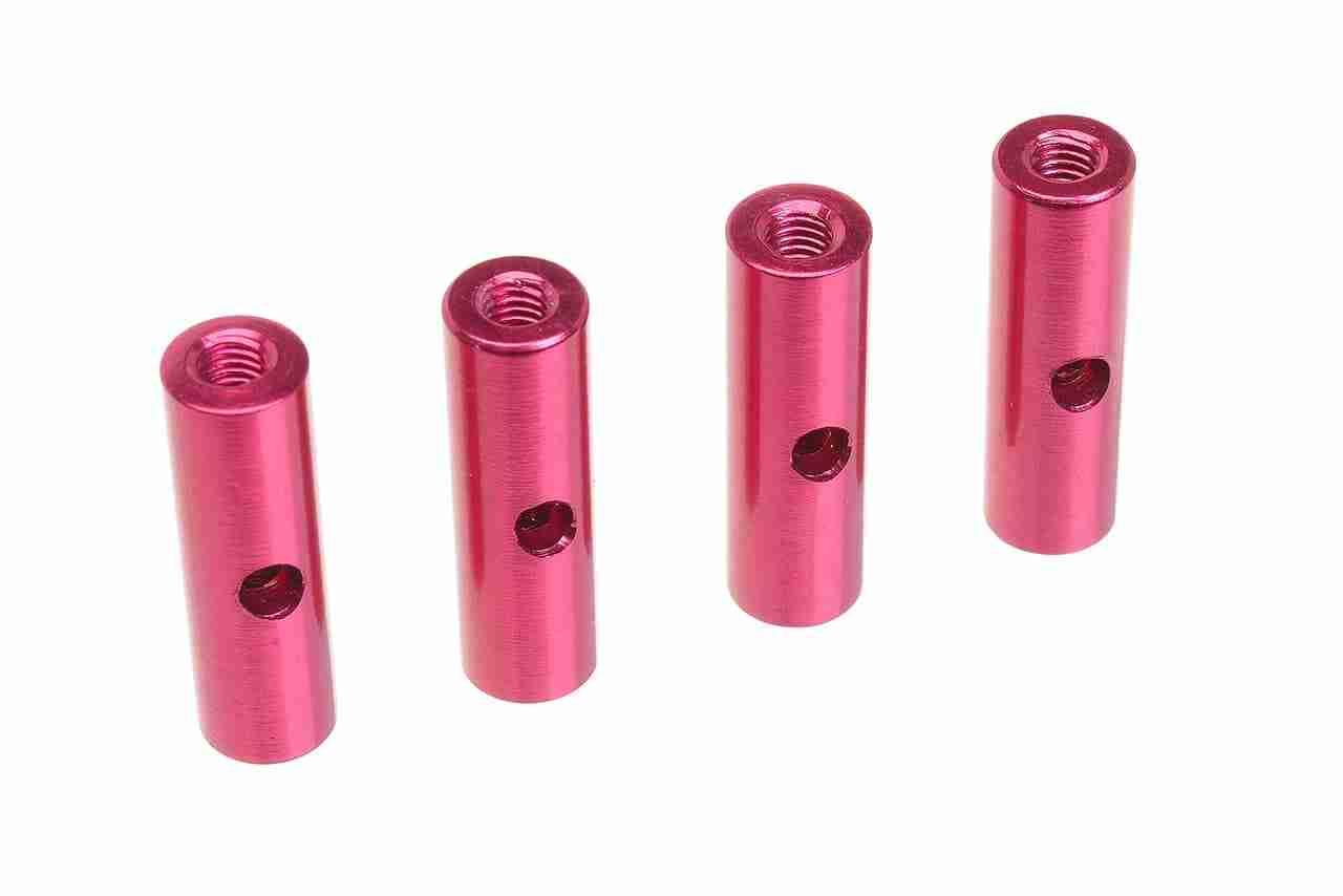 Team Corally Aluminum Mount 20mm- M3 4 Pcs Team Corally Aluminum Mount 20mm- M3 4 Pcs