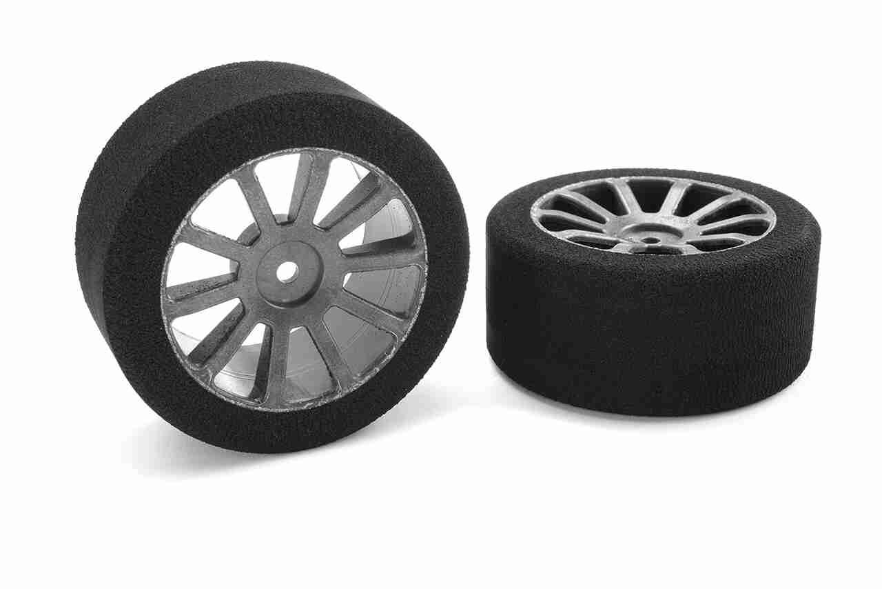 Team Corally Attack foam tires 1/10 GP touring 42 shore 30mm Rear Carbon rims 2 pcs Team Corally Attack foam tires 1/10 GP touring 42 shore 30mm Rear Carbon rims 2 pcs