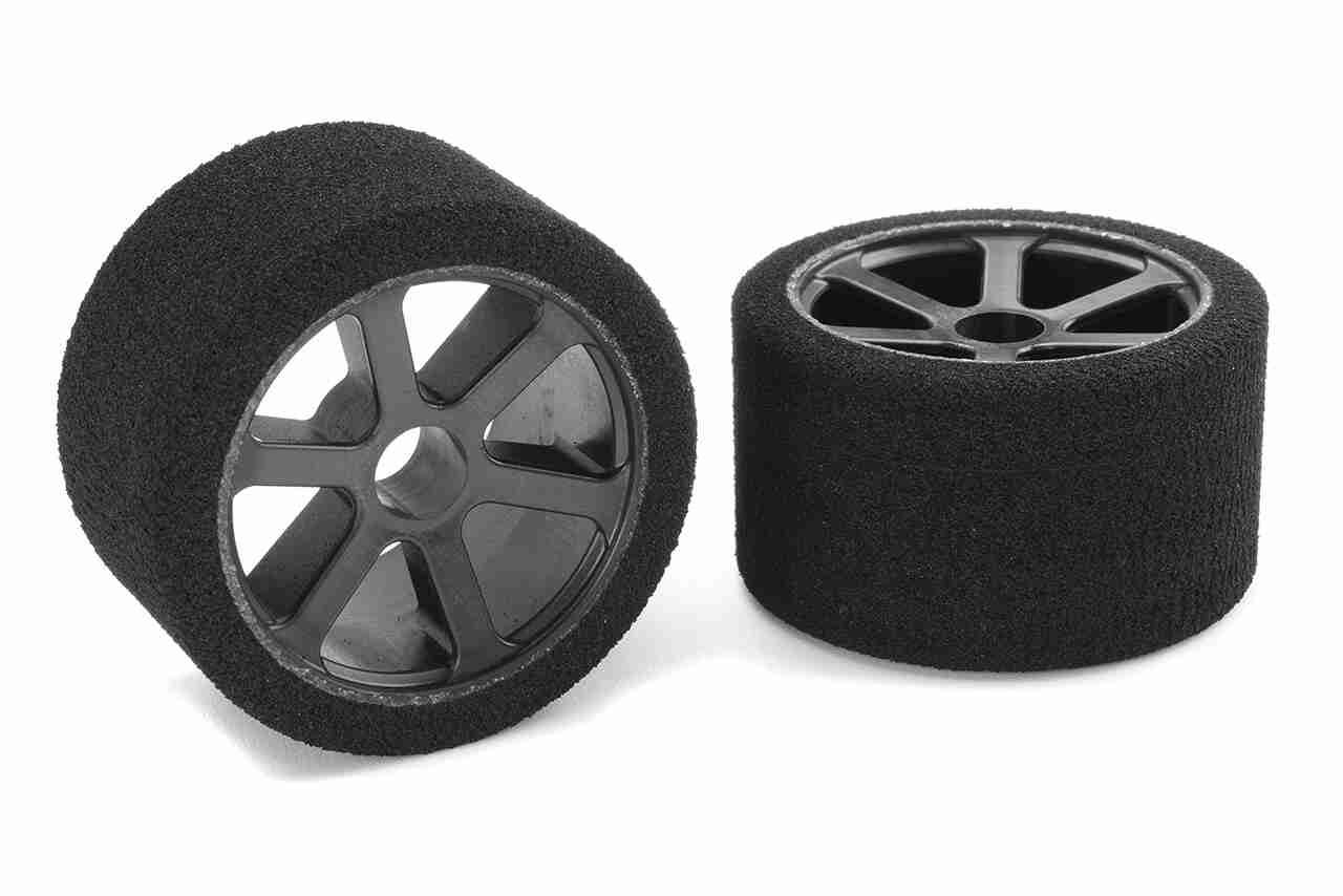 Team Corally Attack foam tires 1/12 Circuit 30 shore Pink Front Carbon rims 2 pcs Team Corally Attack foam tires 1/12 Circuit 30 shore Pink Front Carbon rims 2 pcs