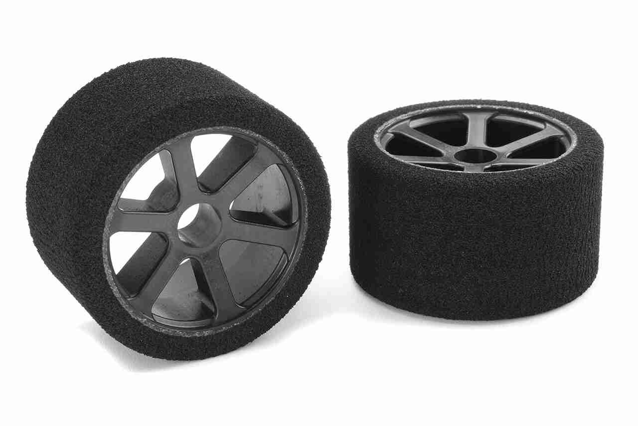 Team Corally Attack foam tires 1/12 Circuit 32 shore Magenta Front Carbon rims 2 pcs Team Corally Attack foam tires 1/12 Circuit 32 shore Magenta Front Carbon rims 2 pcs