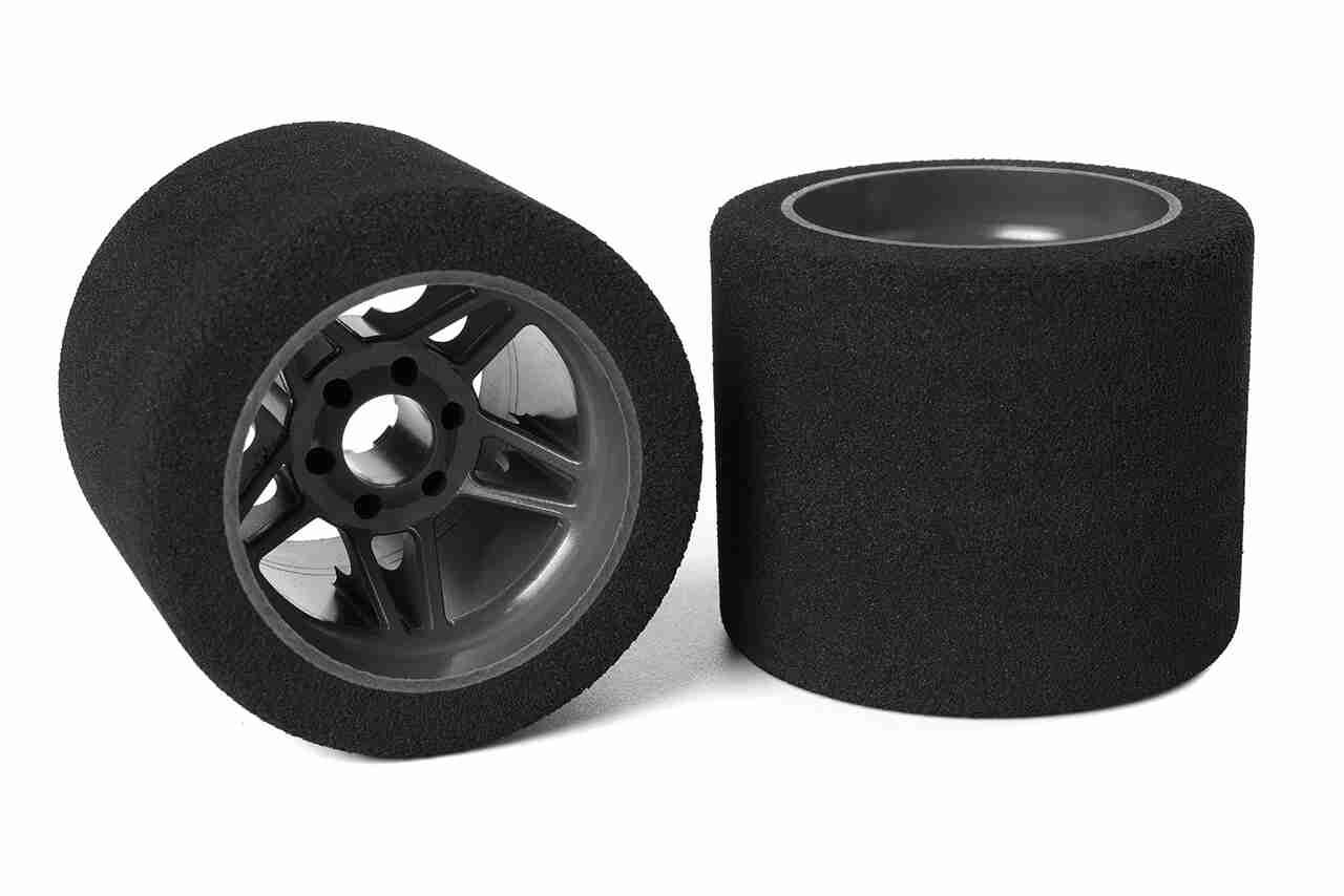 Team Corally Attack foam tires 1/8 SSX-8 35 shore Rear 72mm Carbon Flex Rims 2 pcs Team Corally Attack foam tires 1/8 SSX-8 35 shore Rear 72mm Carbon Flex Rims 2 pcs