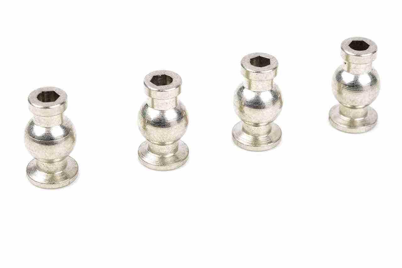 Team Corally Ball 6.8mm Shouldered Steel 4 Pcs Team Corally Ball 6.8mm Shouldered Steel 4 Pcs