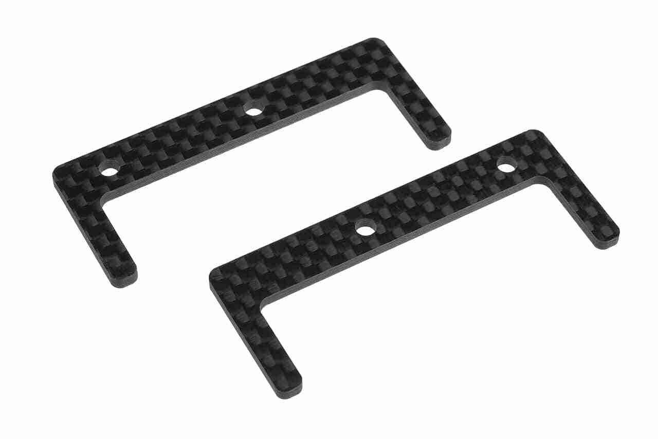 Team Corally Battery Plate SSX-8R 3K Carbon 2 Pcs Team Corally Battery Plate SSX-8R 3K Carbon 2 Pcs