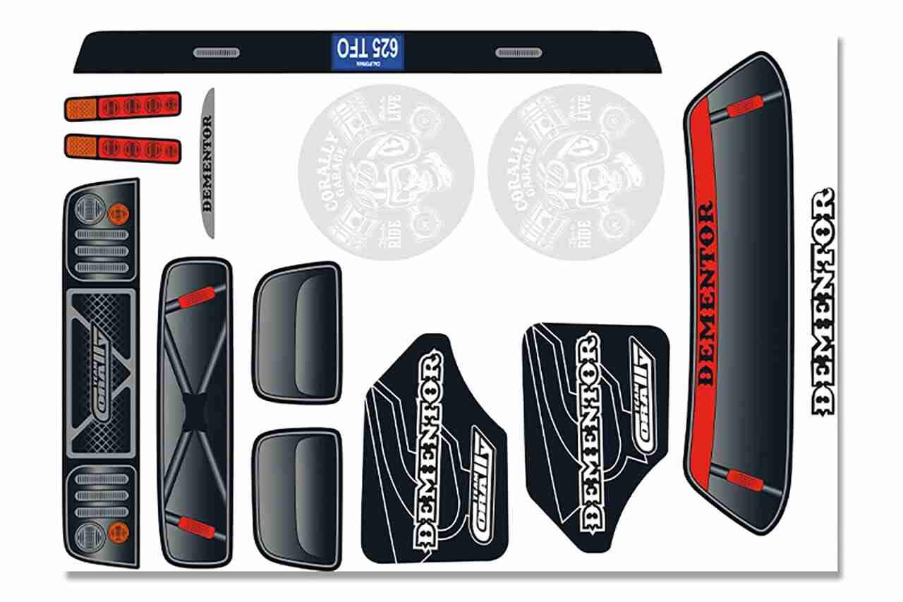 Team Corally Body Decal Sheet Dementor XP 6S 1 Pc Team Corally Body Decal Sheet Dementor XP 6S 1 Pc