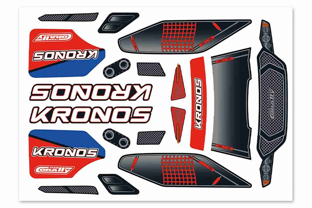 Team Corally Body Decal Sheet Kronos XP 6S 1 Pc Team Corally Body Decal Sheet Kronos XP 6S 1 Pc