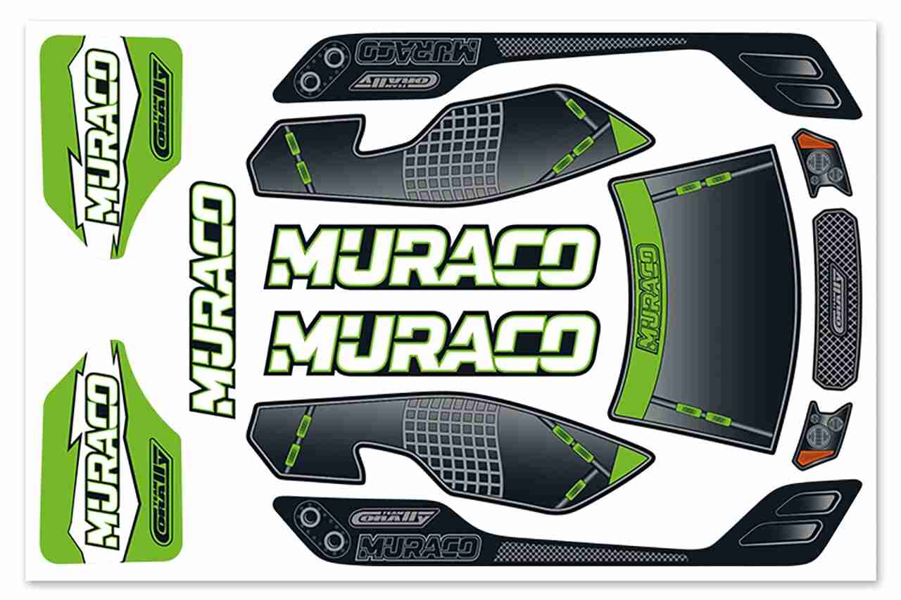 Team Corally Body Decal Sheet Muraco XP 6S 1 Pc Team Corally Body Decal Sheet Muraco XP 6S 1 Pc
