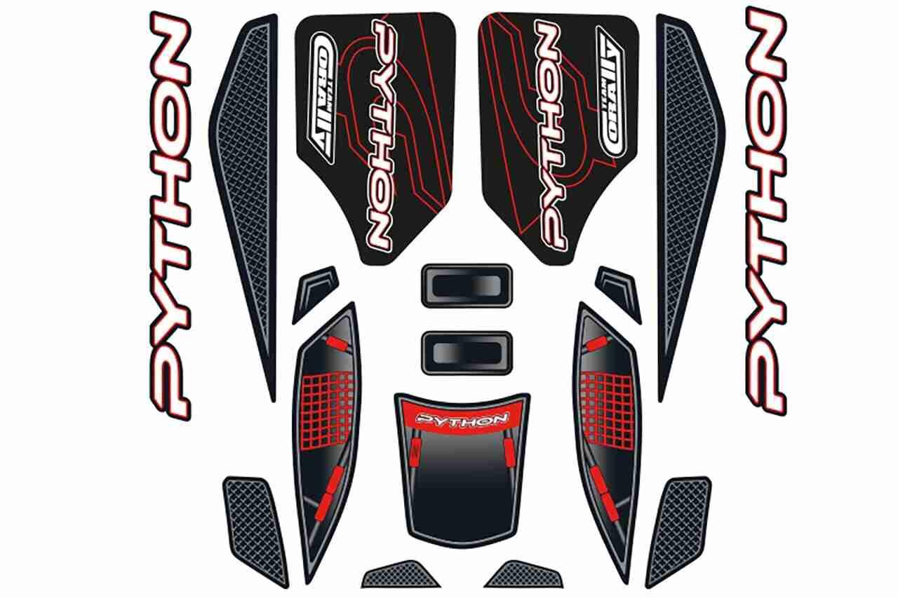 Team Corally Body Decal Sheet Python XP 6S 1 pc Team Corally Body Decal Sheet Python XP 6S 1 pc