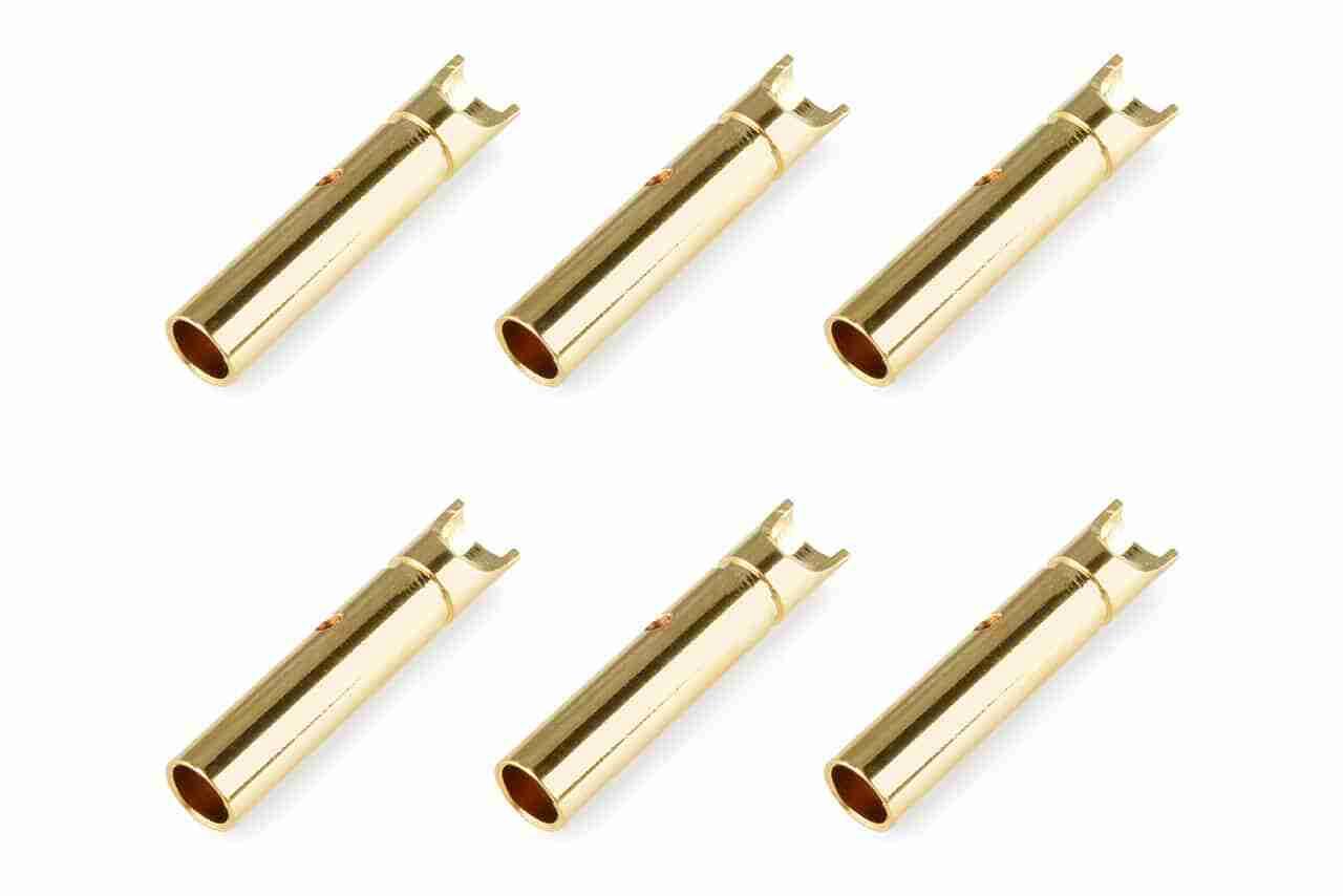 Corally Bullit Connector 2.0mm Female Gold Plated Ultra Low Resistance Corally Bullit Connector 2.0mm Female Gold Plated Ultra Low Resistance