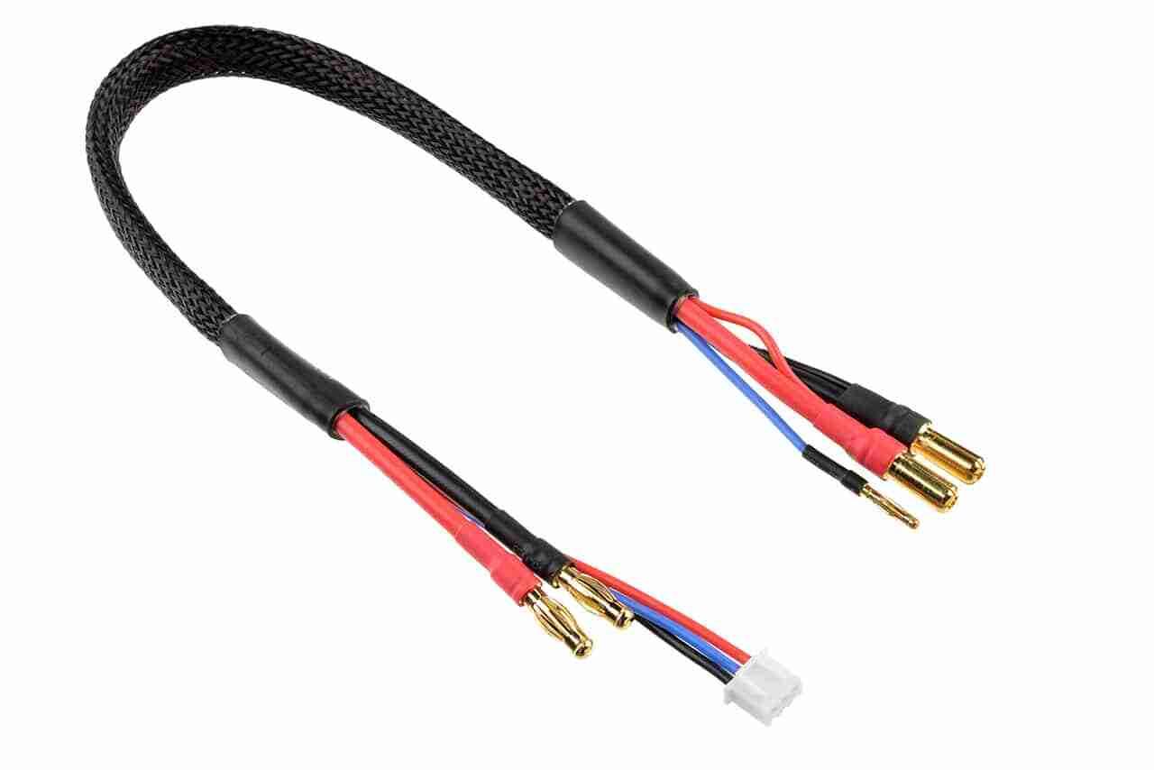 Corally Charge/Balance Lead 4mm Bullit Connector 2S Charger 2S XH Connector 2mm Bullit Connector 14 AWG ULTRA V+ Silicone Wire 30cm Corally Charge/Balance Lead 4mm Bullit Connector 2S Charger 2S XH Connector 2mm Bullit Connector 14 AWG ULTRA V+ Silicone Wire 30cm
