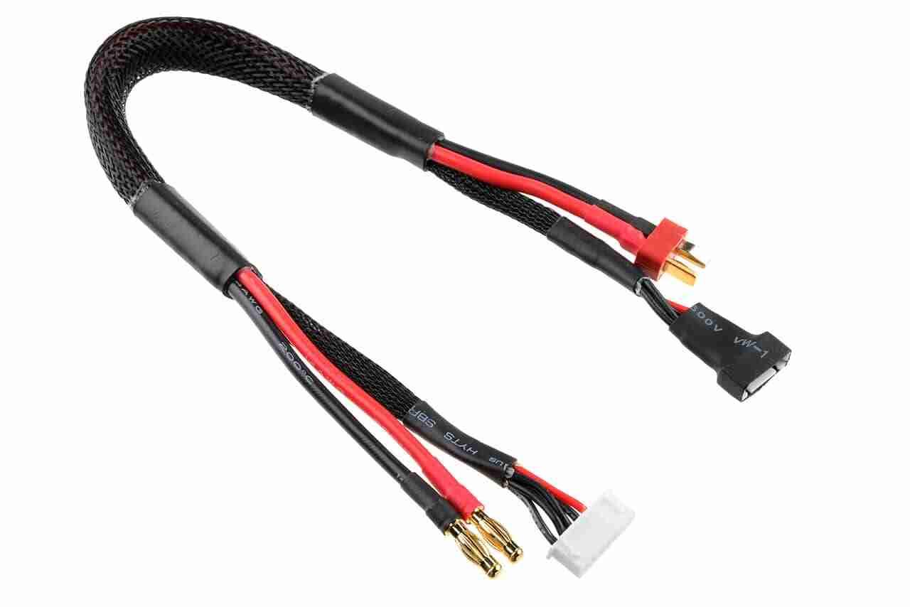 Corally Charge/Balance Lead T-Plug 4S Charger 6S XH Connector 4S XH Connector 14 AWG ULTRA V+ Silicone Wire 30cm Corally Charge/Balance Lead T-Plug 4S Charger 6S XH Connector 4S XH Connector 14 AWG ULTRA V+ Silicone Wire 30cm
