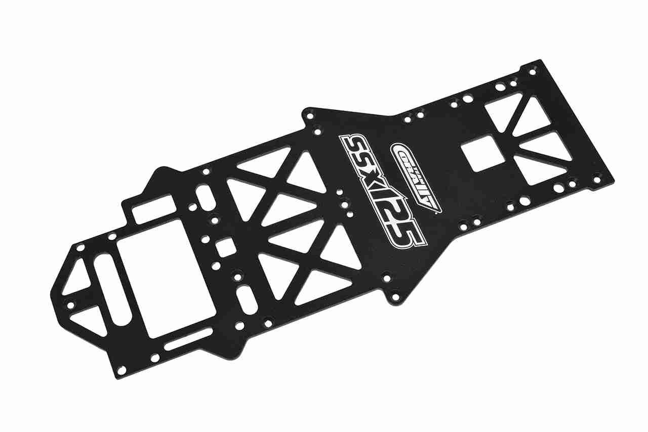 Team Corally Chassis 7075 Aluminium 2.0mm Black 1 Pc Team Corally Chassis 7075 Aluminium 2.0mm Black 1 Pc