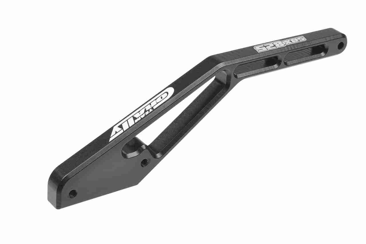 Team Corally Chassis Brace Rear SBX-825 Aluminum Black 1 Pc Team Corally Chassis Brace Rear SBX-825 Aluminum Black 1 Pc