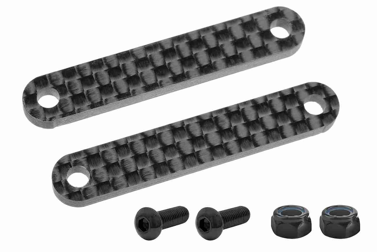 Team Corally Chassis Brace Stiffener Front fits part C-00180-022 Carbon 2.5mm 2 Pcs Team Corally Chassis Brace Stiffener Front fits part C-00180-022 Carbon 2.5mm 2 Pcs