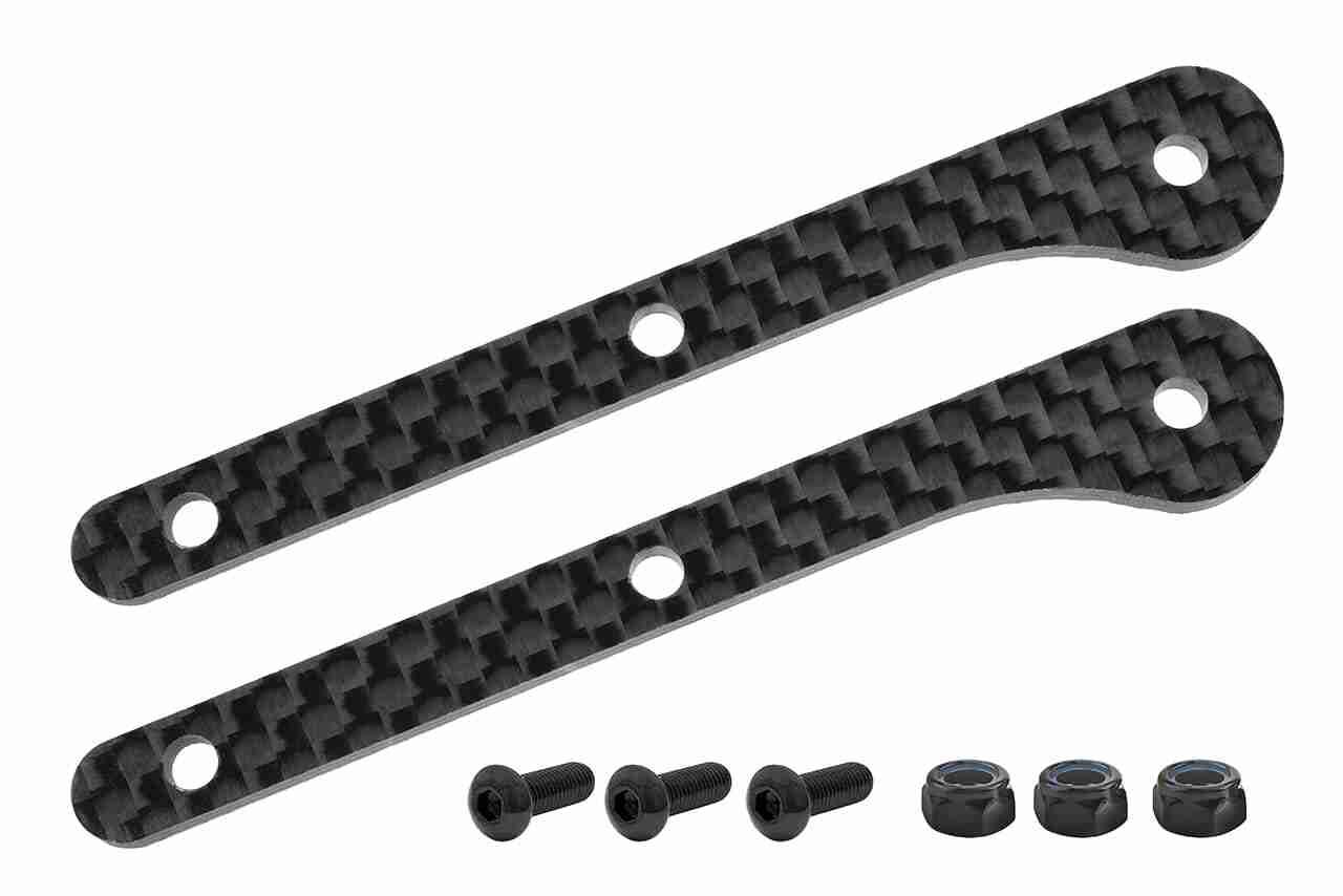 Team Corally Chassis Brace Stiffener Front fits part C-00180-104 Carbon 2.5mm 2 Pcs Team Corally Chassis Brace Stiffener Front fits part C-00180-104 Carbon 2.5mm 2 Pcs