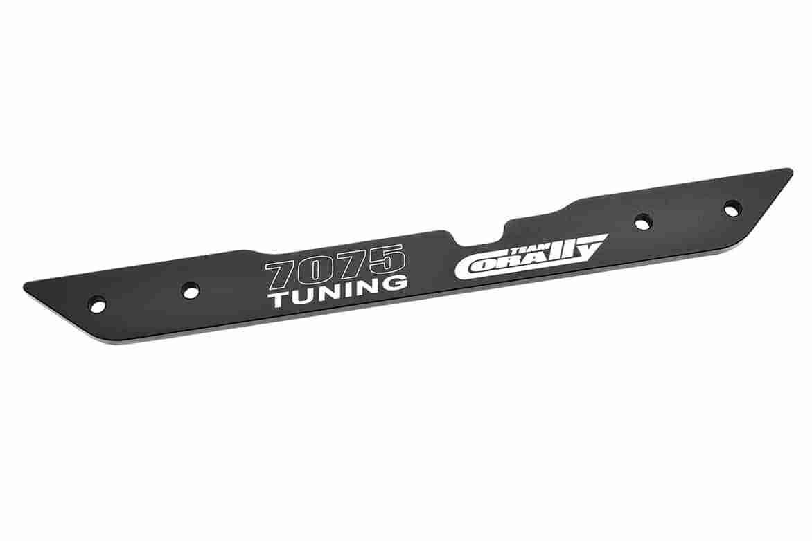 Team Corally Chassis Brace XL6S Center Lower Aluminum 7075 3mm Hard Anodised Black Made In Italy Team Corally Chassis Brace XL6S Center Lower Aluminum 7075 3mm Hard Anodised Black Made In Italy