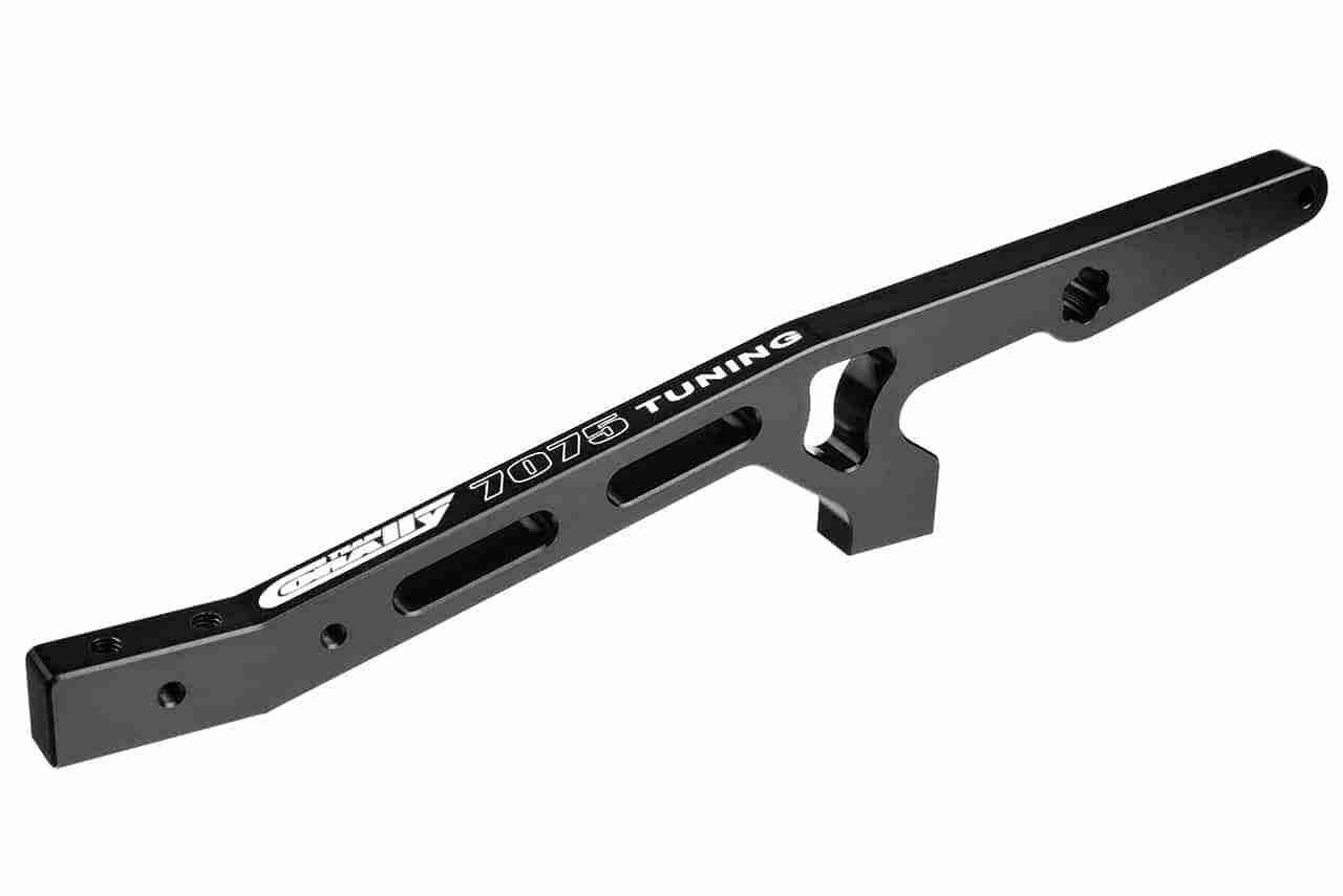 Team Corally Chassis Brace Xtreme Rear Aluminum 7075 Hard Anodised Black Made In Italy fits LWB Chassis 1pc Team Corally Chassis Brace Xtreme Rear Aluminum 7075 Hard Anodised Black Made In Italy fits LWB Chassis 1pc