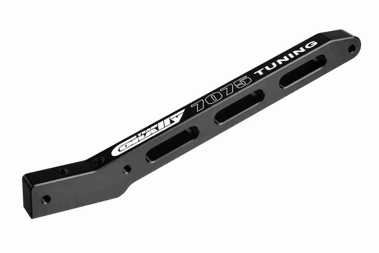 Team Corally Chassis Brace Xtreme Rear Aluminum 7075 Hard Anodised Black Made In Italy fits SWB Chassis- 1pc Team Corally Chassis Brace Xtreme Rear Aluminum 7075 Hard Anodised Black Made In Italy fits SWB Chassis- 1pc