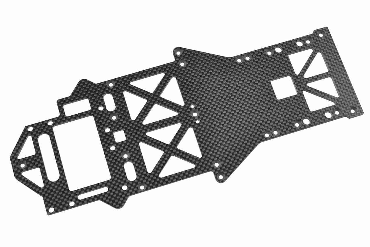 Team Corally Chassis Carbon 2.5mm 1 Pc Team Corally Chassis Carbon 2.5mm 1 Pc