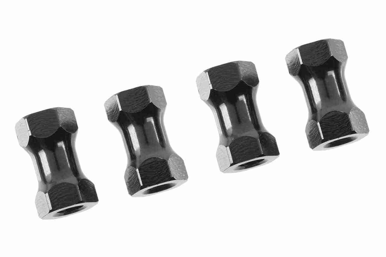 Team Corally Chassis Post 10mm Aluminium Black 4 Pcs Team Corally Chassis Post 10mm Aluminium Black 4 Pcs