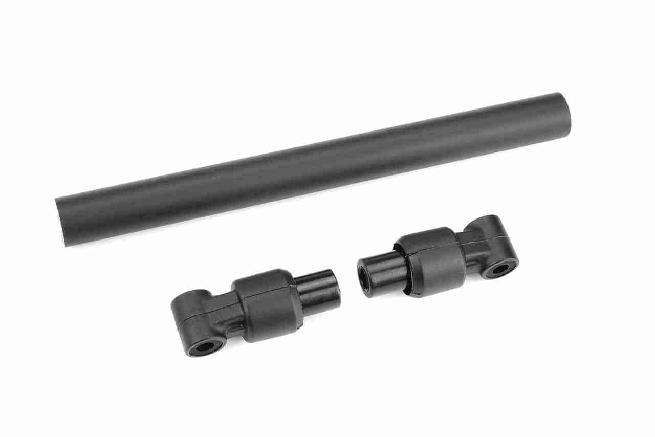 Team Corally Chassis Tube Front 110mm Aluminum Black 1 Set Team Corally Chassis Tube Front 110mm Aluminum Black 1 Set