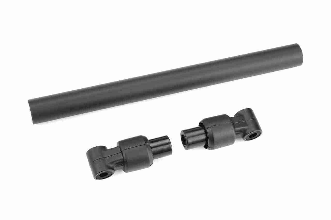 Team Corally Chassis Tube Front 135mm Aluminum Black 1 Set Team Corally Chassis Tube Front 135mm Aluminum Black 1 Set
