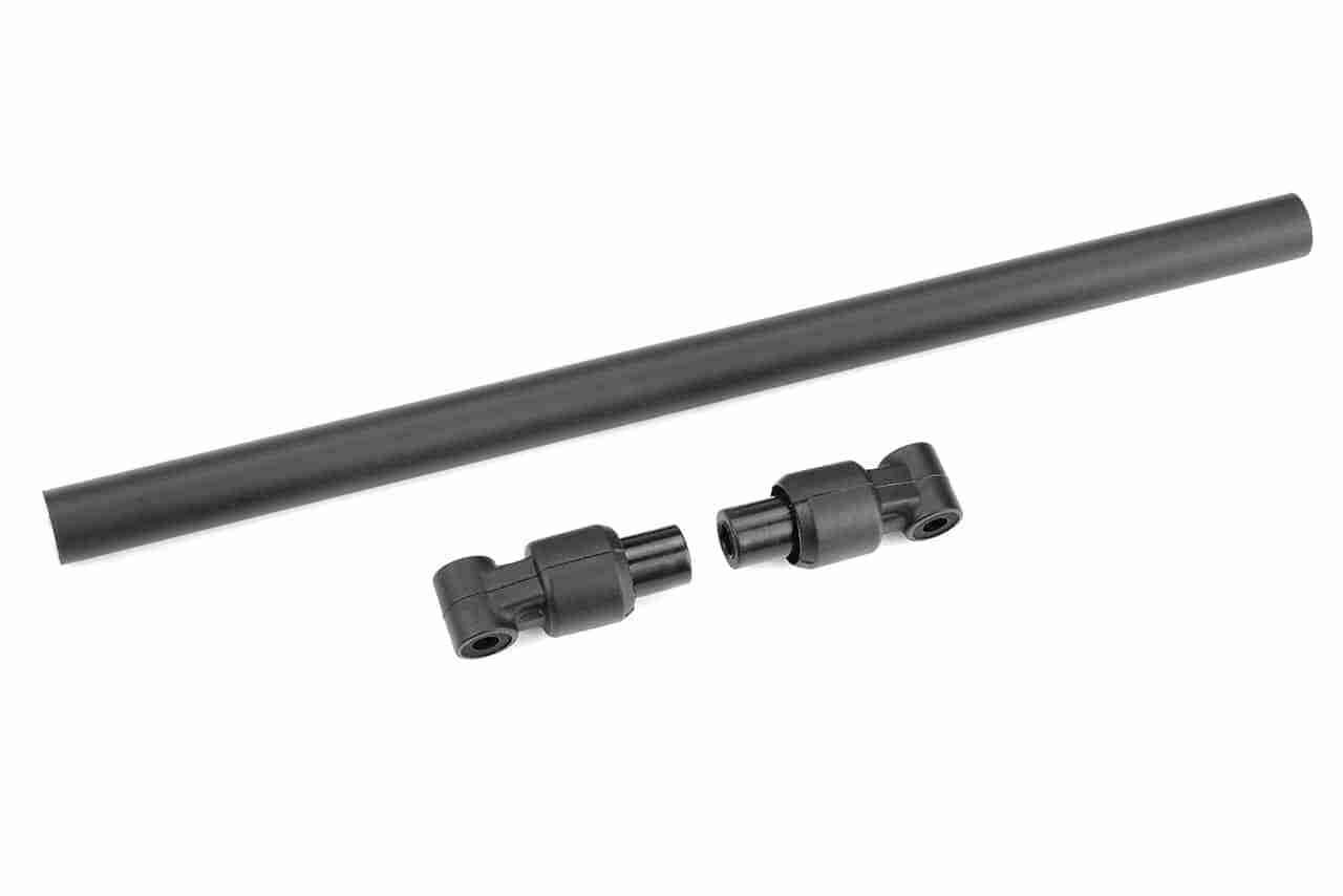 Team Corally Chassis Tube Front 197.5mm Aluminum Black 1 Set Team Corally Chassis Tube Front 197.5mm Aluminum Black 1 Set