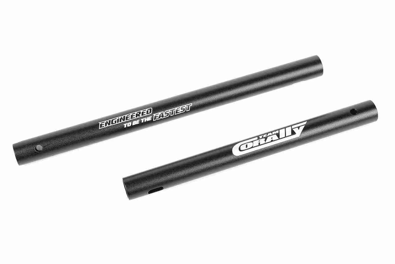 Team Corally Chassis Tube MT-G2 Front Rear Aluminum Black 1 Set Team Corally Chassis Tube MT-G2 Front Rear Aluminum Black 1 Set