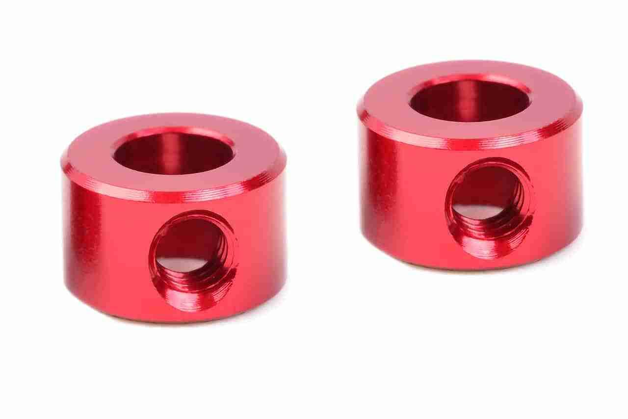 Team Corally Collar for Anti-roll Bar Aluminum Red 2 Pcs Team Corally Collar for Anti-roll Bar Aluminum Red 2 Pcs