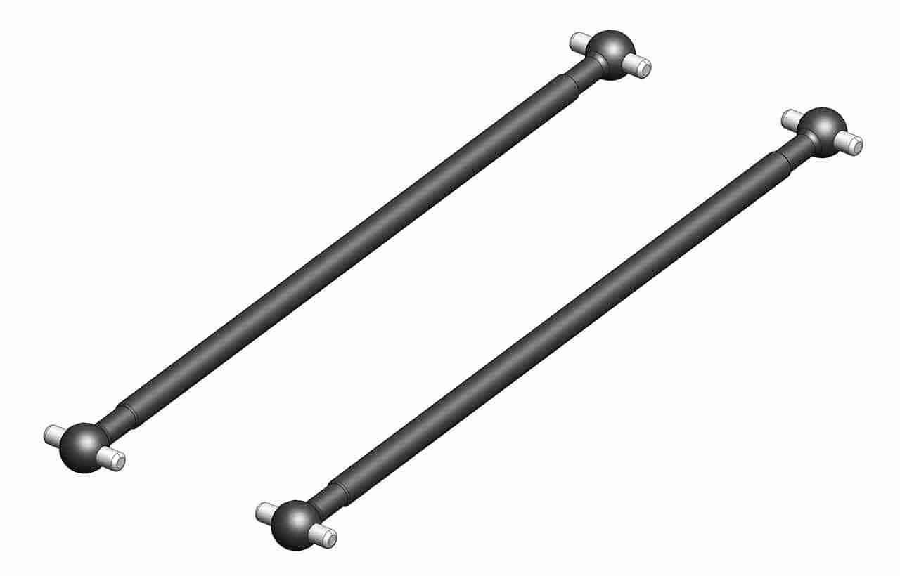 Team Corally Drive Shaft Rear Steel 2 Pcs Team Corally Drive Shaft Rear Steel 2 Pcs