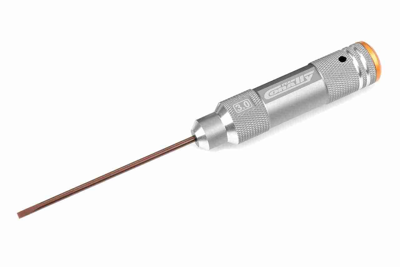 Team Corally Factory Pro Tool Hardened Tip Alu Grip Flat 3.0mm Team Corally Factory Pro Tool Hardened Tip Alu Grip Flat 3.0mm