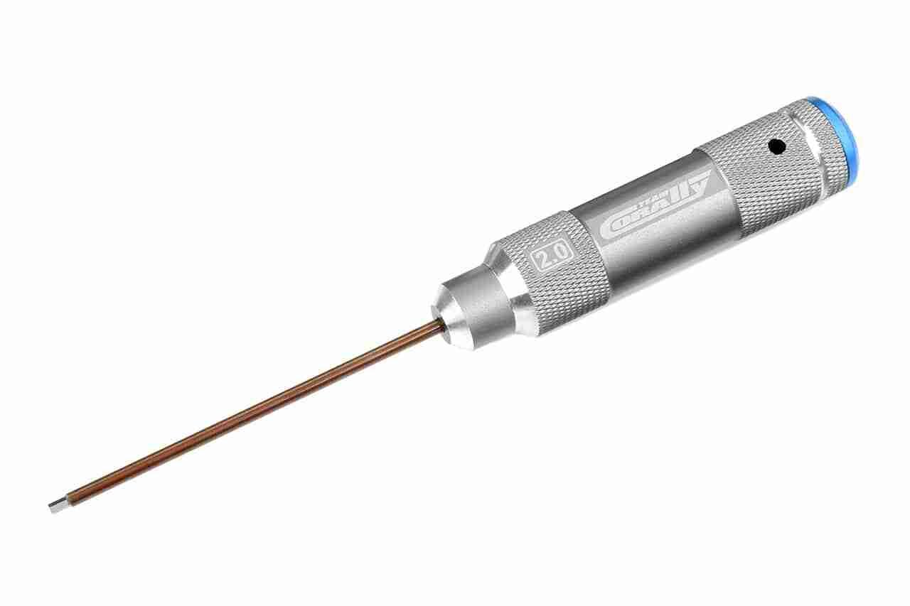 Team Corally Factory Pro Tool Hardened Tip Alu Grip Hex 2.0mm Team Corally Factory Pro Tool Hardened Tip Alu Grip Hex 2.0mm