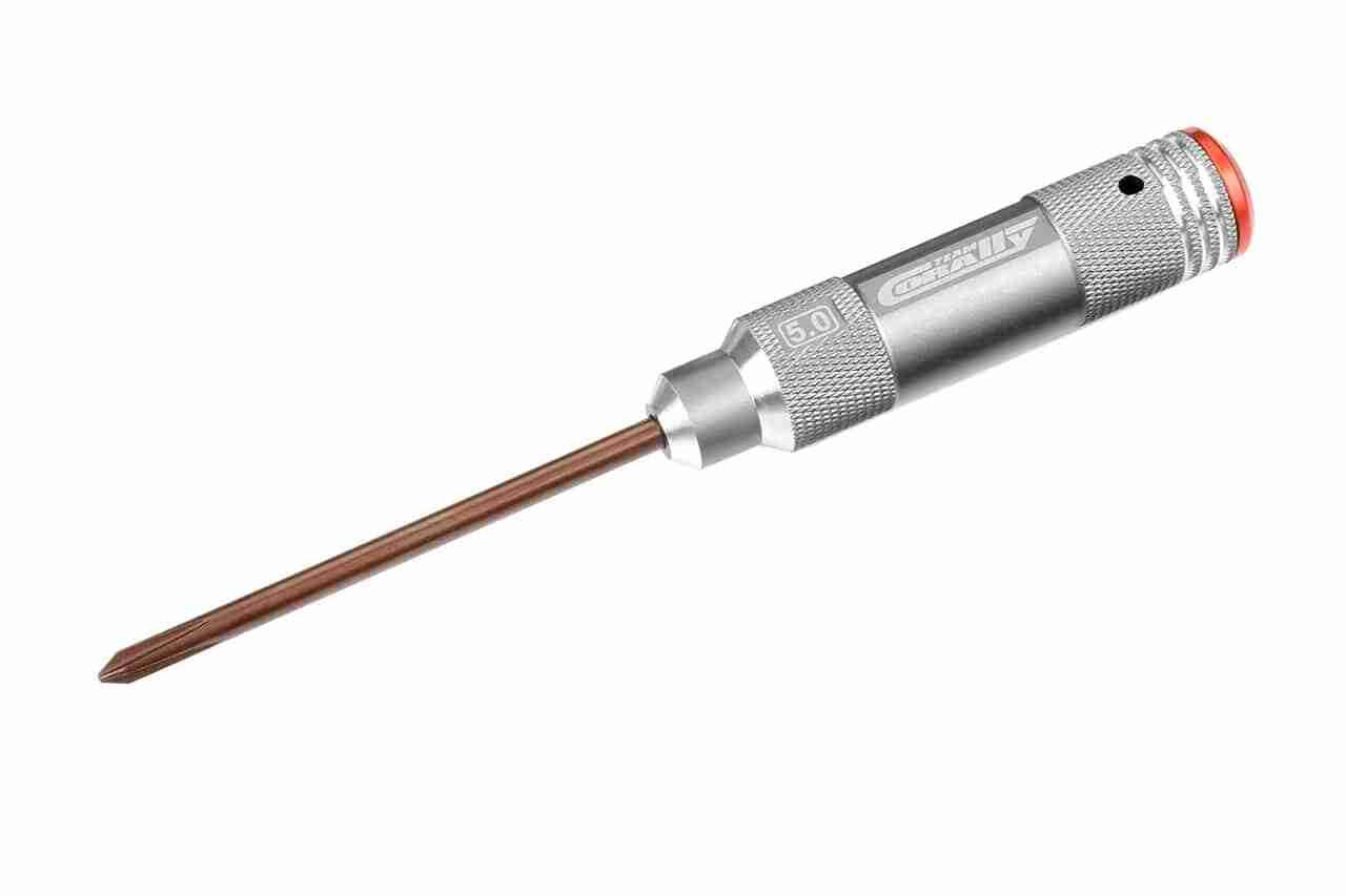 Team Corally Factory Pro Tool Hardened Tip Alu Grip Phillips 5.0mm Team Corally Factory Pro Tool Hardened Tip Alu Grip Phillips 5.0mm