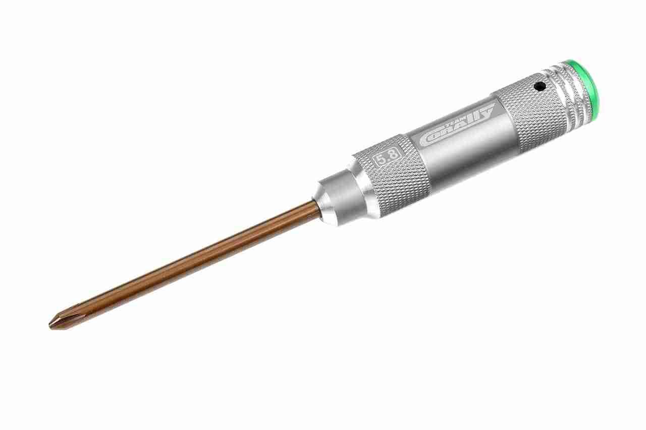 Team Corally Factory Pro Tool Hardened Tip Alu Grip Phillips 5.8mm Team Corally Factory Pro Tool Hardened Tip Alu Grip Phillips 5.8mm