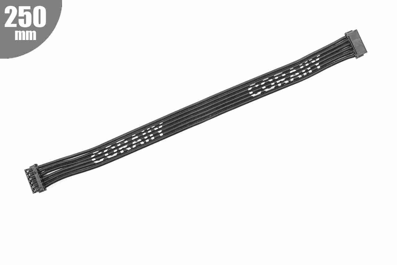 Corally High Flex Flat Sensor Wire 250mm Silver Plated Terminal Corally High Flex Flat Sensor Wire 250mm Silver Plated Terminal