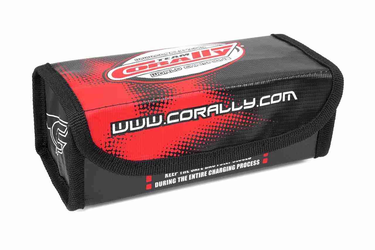 Team Corally Lipo Safe Bag Sport for 2 pcs 2S Hard Case Batterypacks Team Corally Lipo Safe Bag Sport for 2 pcs 2S Hard Case Batterypacks