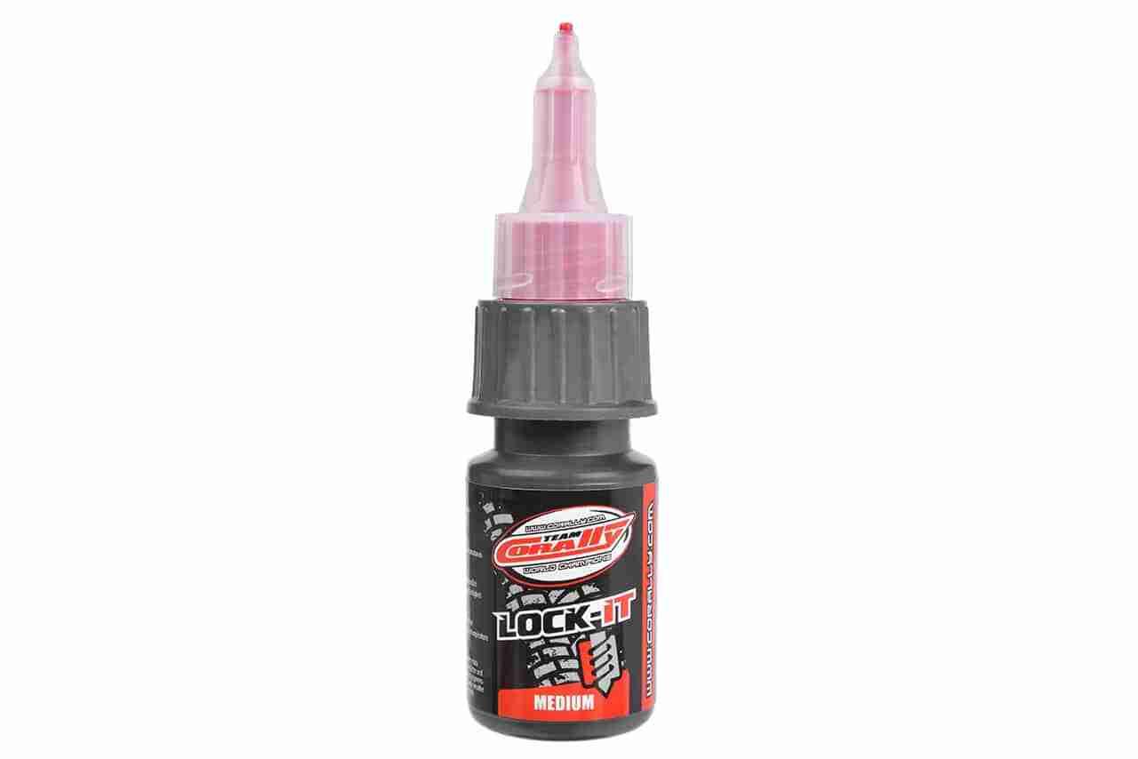 Team Corally Lock-it 200 Screw Fix Medium Red 10gr Team Corally Lock-it 200 Screw Fix Medium Red 10gr