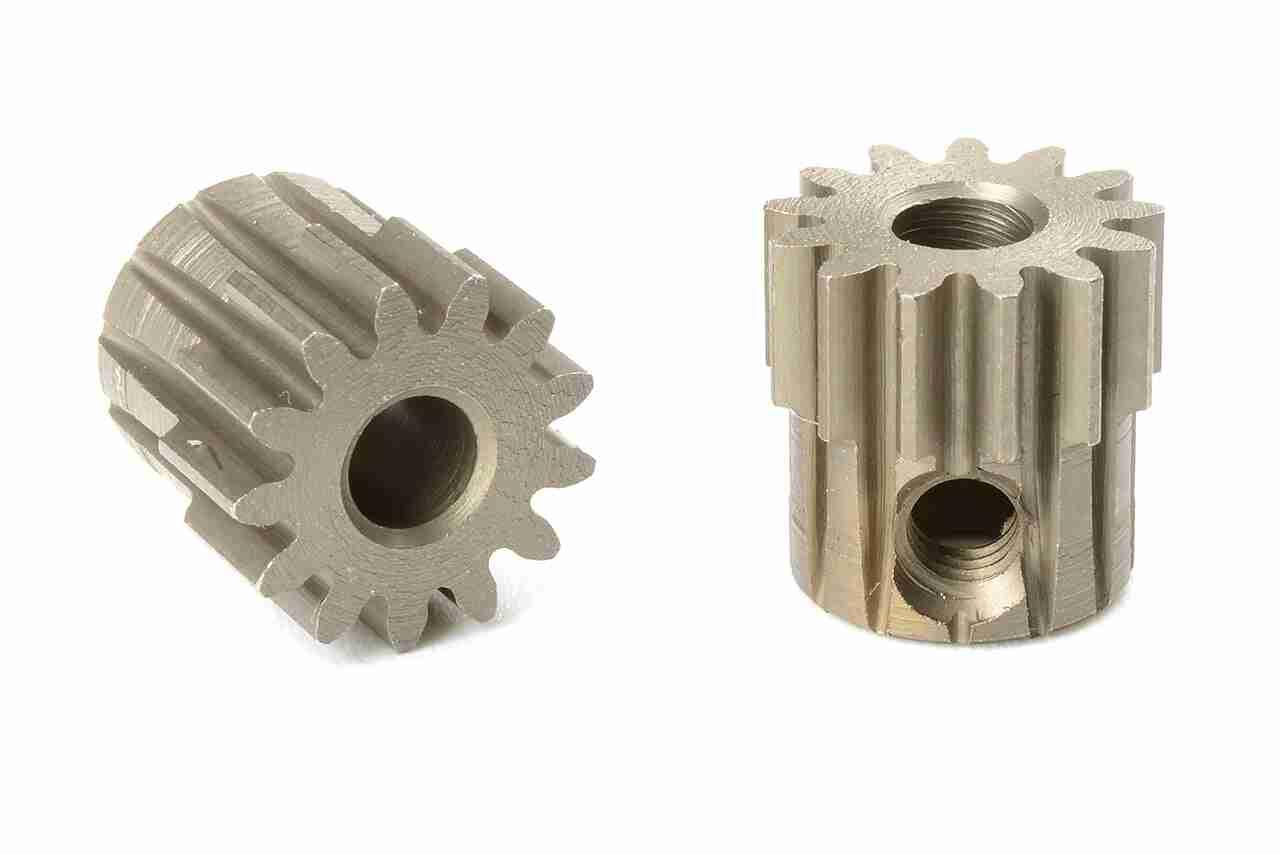 Team Corally M0.6 Pinion Short Hardened Steel 13 Teeth Shaft Dia. 3.17mm Team Corally M0.6 Pinion Short Hardened Steel 13 Teeth Shaft Dia. 3.17mm