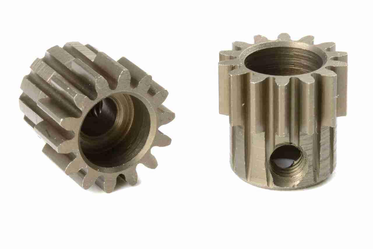 Team Corally M0.6 Pinion Short Hardened Steel 14 Teeth Shaft Dia. 3.17mm Team Corally M0.6 Pinion Short Hardened Steel 14 Teeth Shaft Dia. 3.17mm