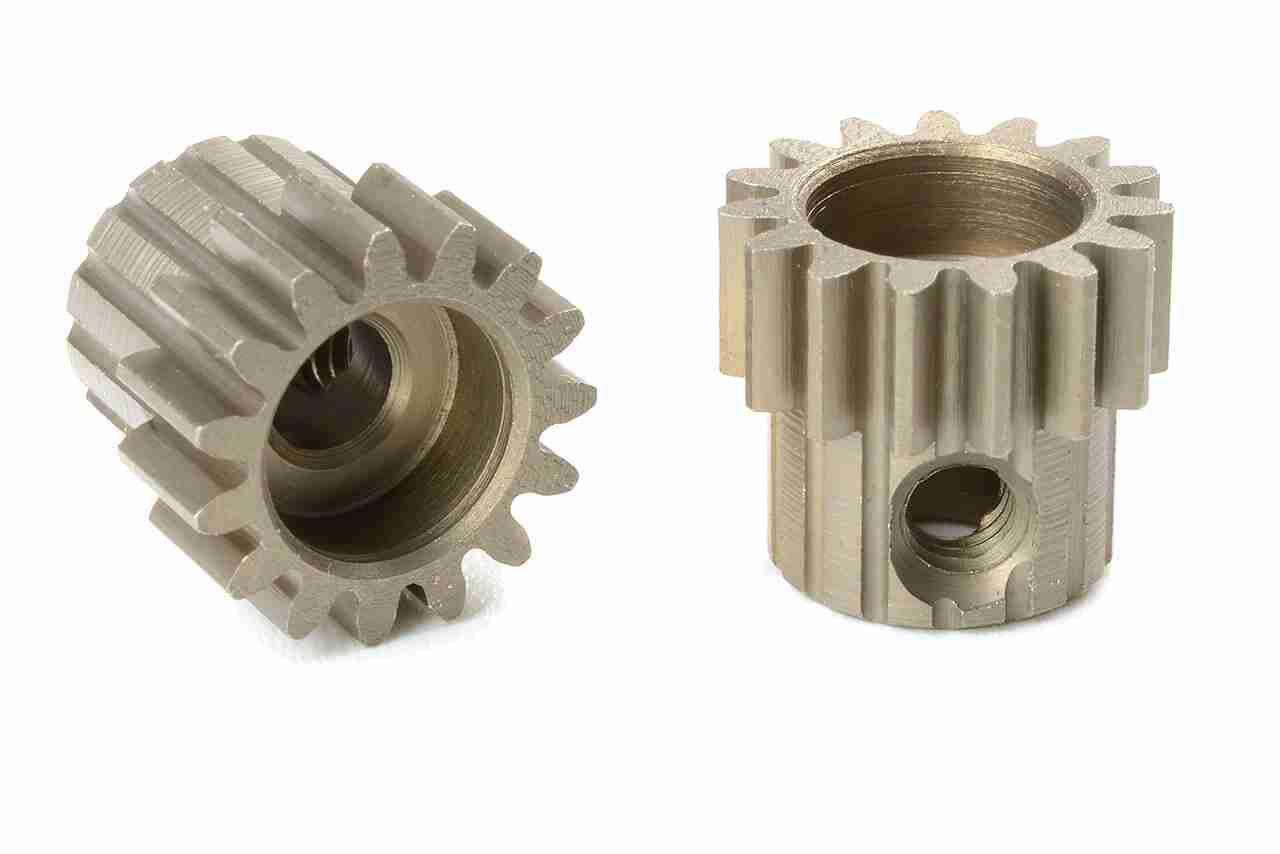 Team Corally M0.6 Pinion Short Hardened Steel 15 Teeth Shaft Dia. 3.17mm Team Corally M0.6 Pinion Short Hardened Steel 15 Teeth Shaft Dia. 3.17mm