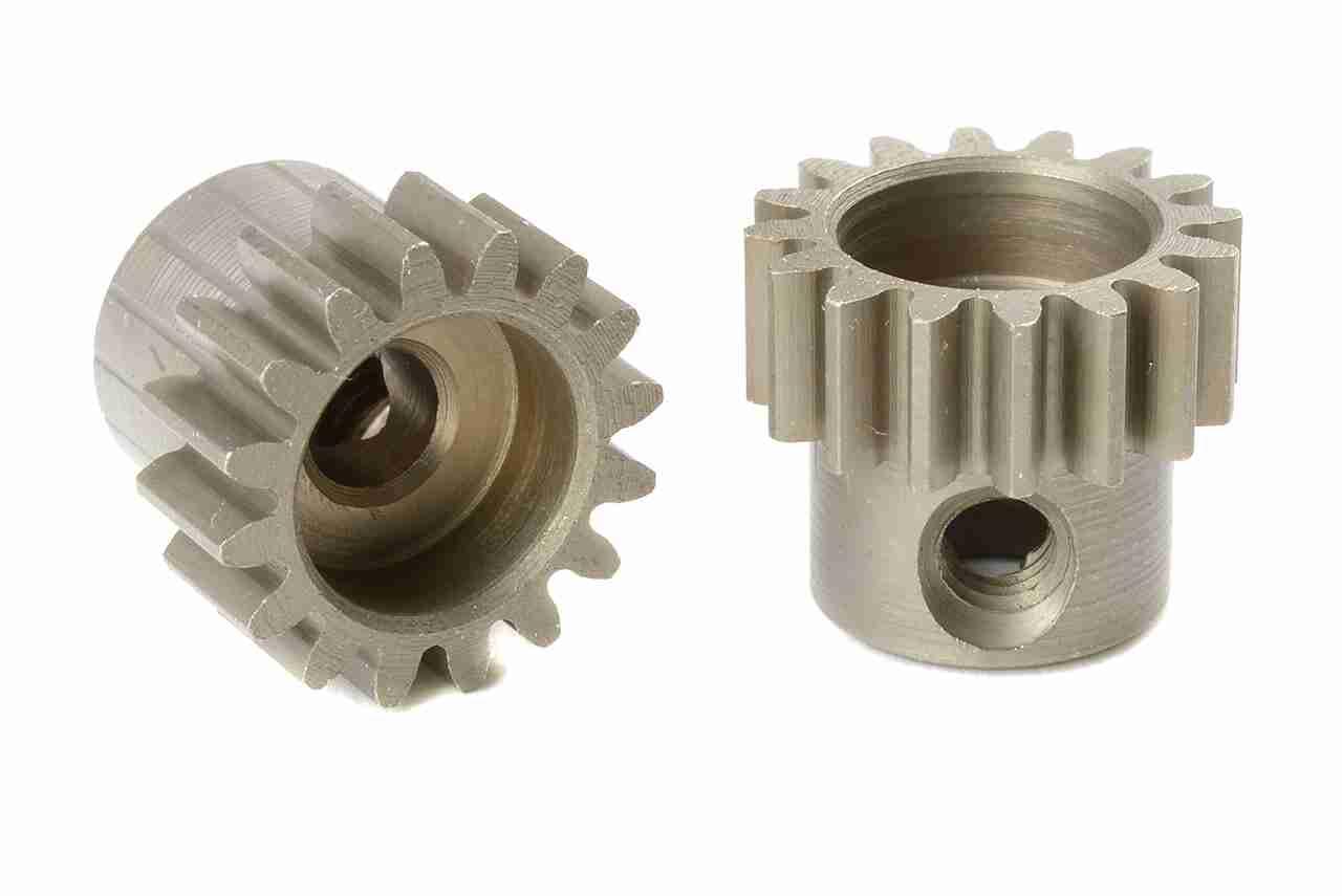 Team Corally M0.6 Pinion Short Hardened Steel 16 Teeth Shaft Dia. 3.17mm Team Corally M0.6 Pinion Short Hardened Steel 16 Teeth Shaft Dia. 3.17mm