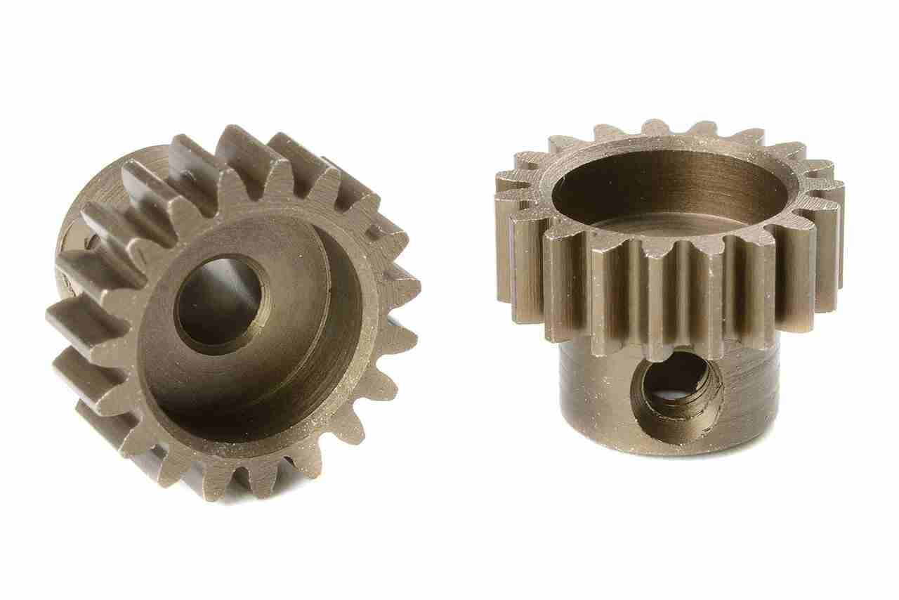 Team Corally M0.6 Pinion Short Hardened Steel 19 Teeth Shaft Dia. 3.17mm Team Corally M0.6 Pinion Short Hardened Steel 19 Teeth Shaft Dia. 3.17mm