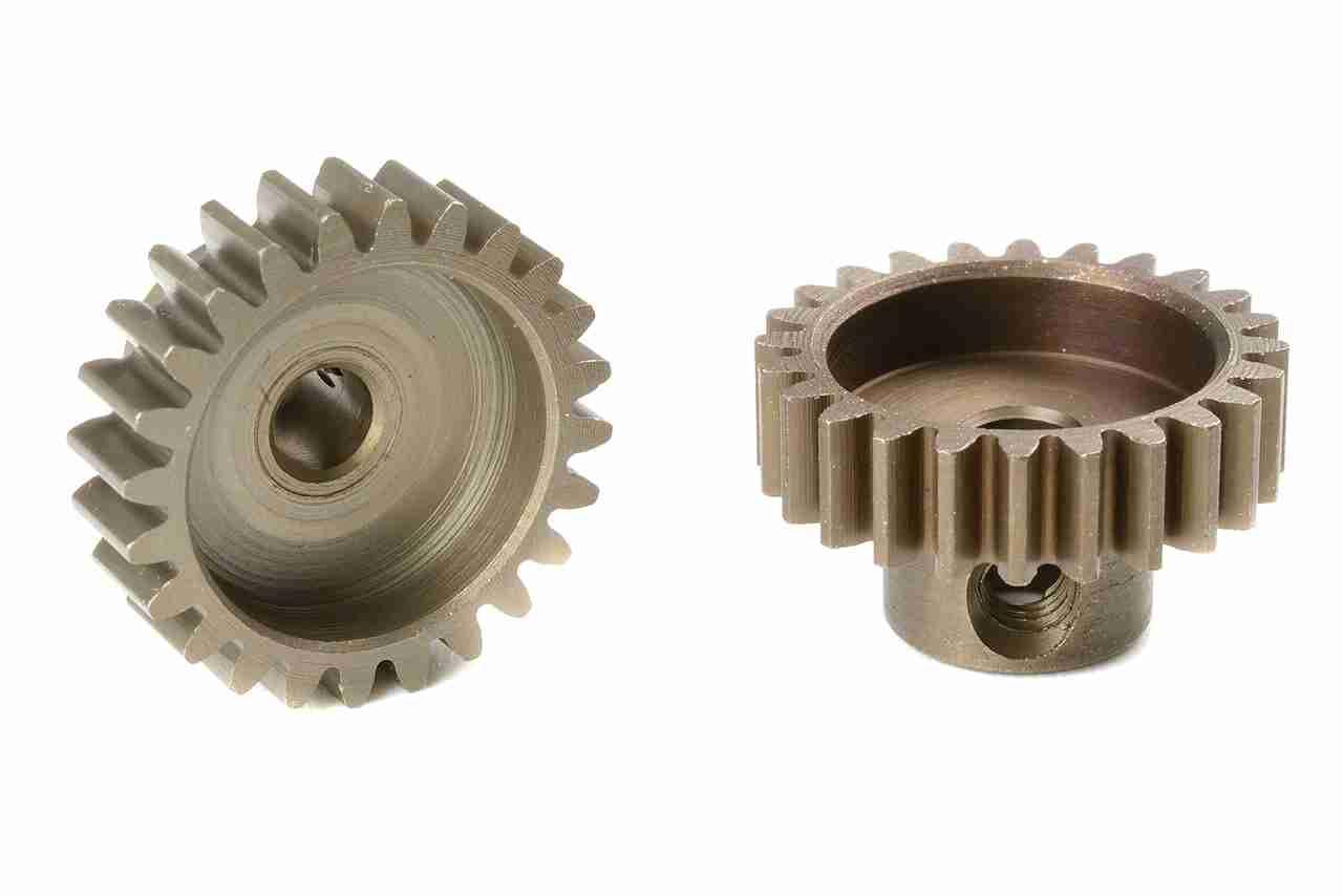 Team Corally M0.6 Pinion Short Hardened Steel 24 Teeth Shaft Dia. 3.17mm Team Corally M0.6 Pinion Short Hardened Steel 24 Teeth Shaft Dia. 3.17mm