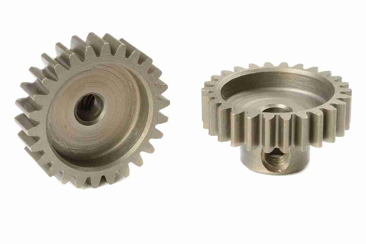 Team Corally M0.6 Pinion Short Hardened Steel 26 Teeth Shaft Dia. 3.17mm Team Corally M0.6 Pinion Short Hardened Steel 26 Teeth Shaft Dia. 3.17mm