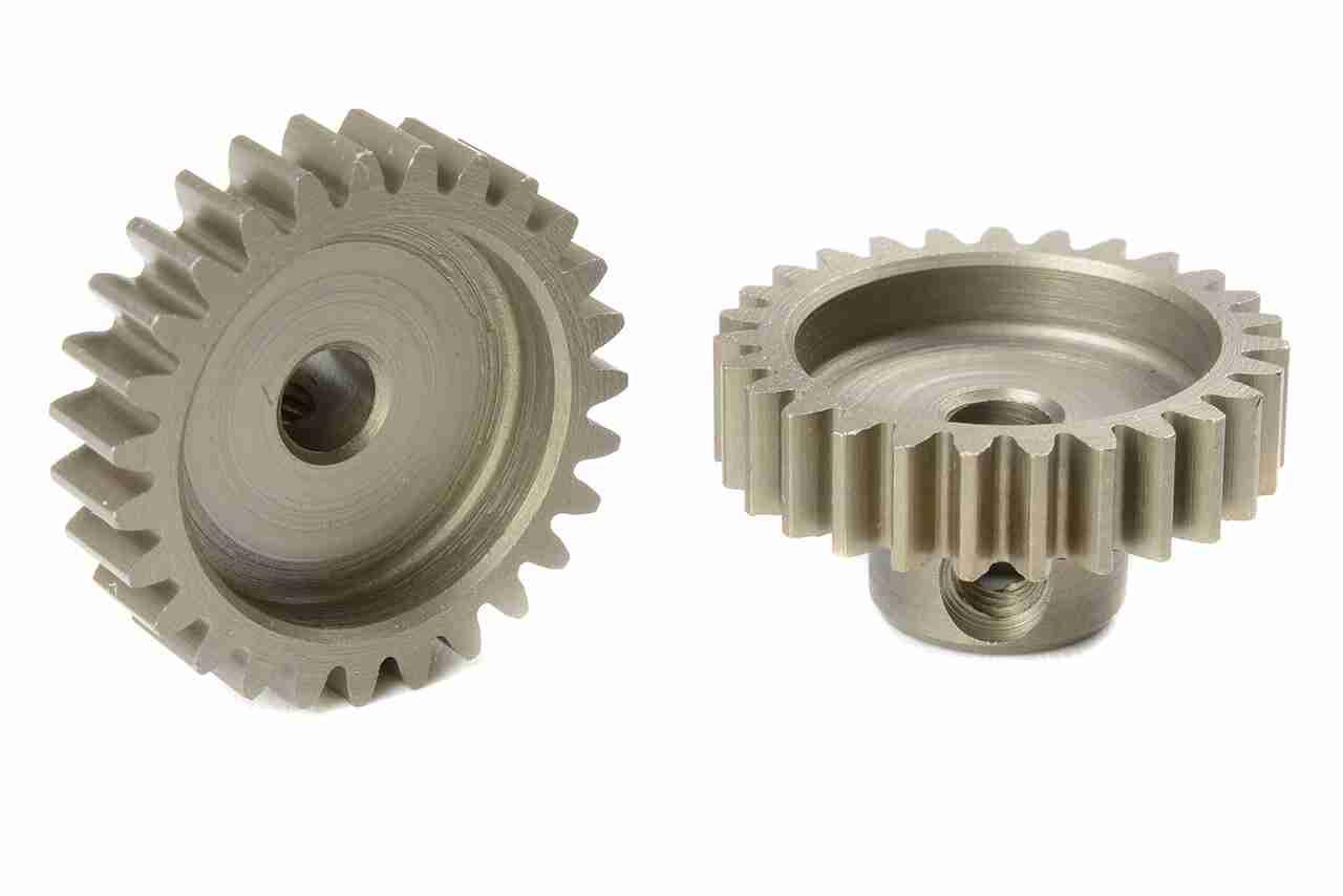 Team Corally M0.6 Pinion Short Hardened Steel 27 Teeth Shaft Dia. 3.17mm Team Corally M0.6 Pinion Short Hardened Steel 27 Teeth Shaft Dia. 3.17mm