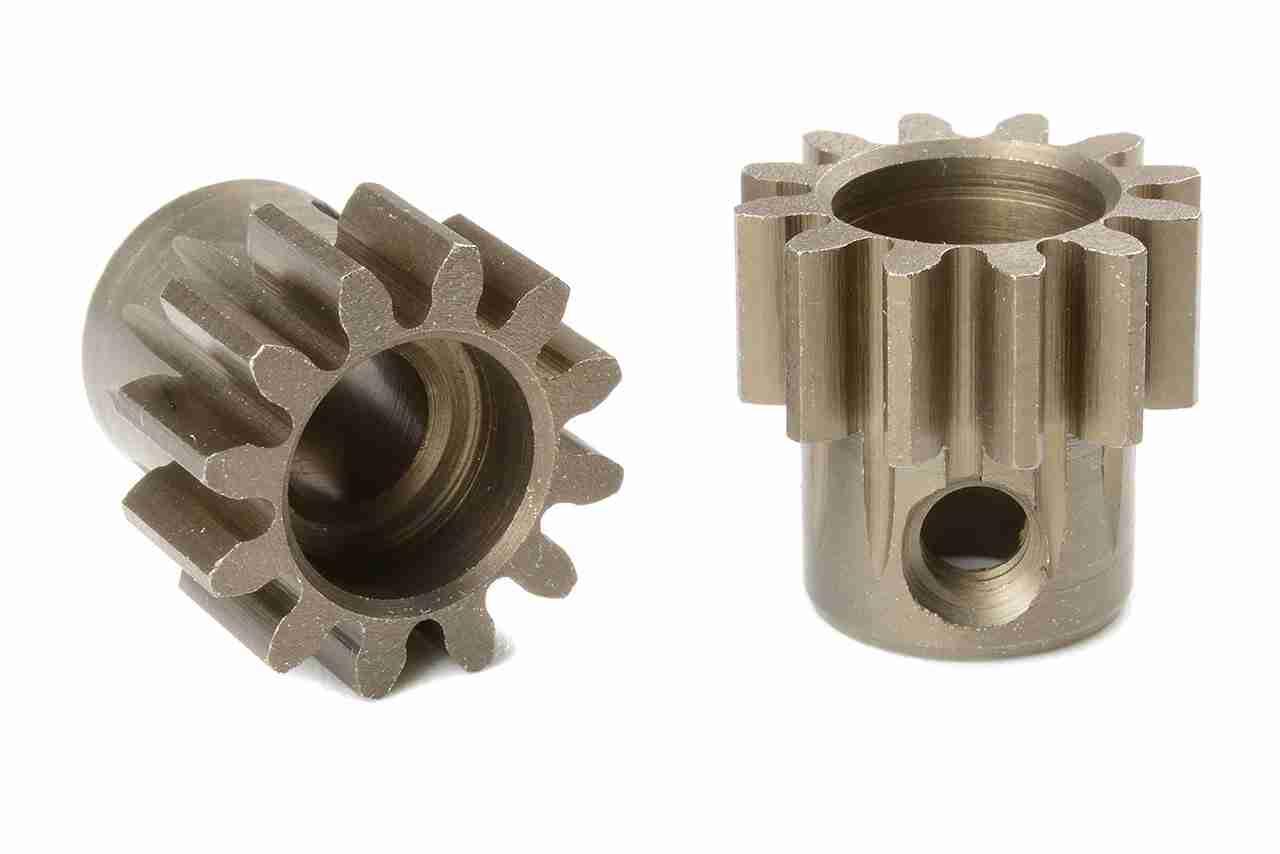 Team Corally M1.0 Pinion Short Hardened Steel 12 Teeth Shaft Dia. 5mm Team Corally M1.0 Pinion Short Hardened Steel 12 Teeth Shaft Dia. 5mm