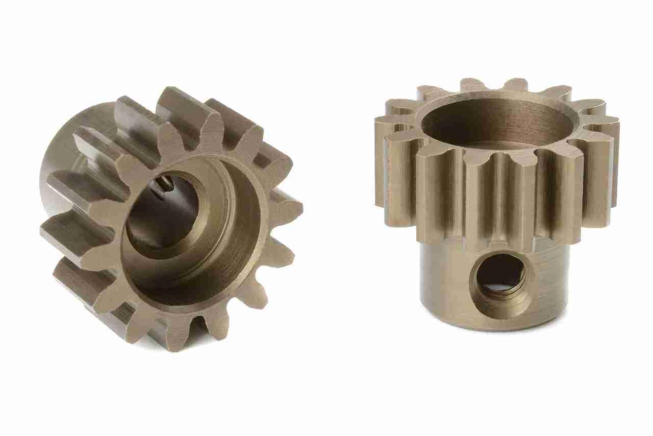 Team Corally M1.0 Pinion Short Hardened Steel 14 Teeth Shaft Dia. 5mm Team Corally M1.0 Pinion Short Hardened Steel 14 Teeth Shaft Dia. 5mm