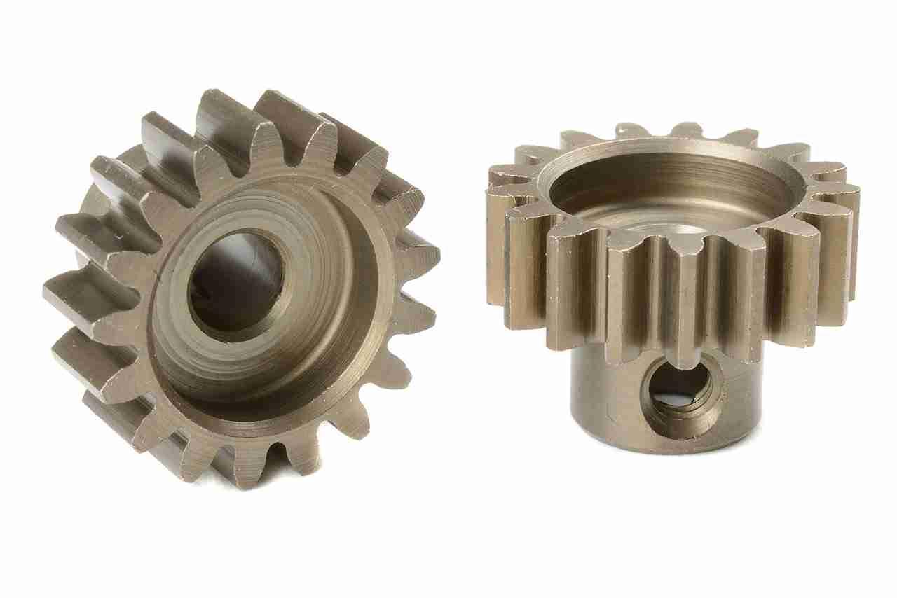 Team Corally M1.0 Pinion Short Hardened Steel 17 Teeth Shaft Dia. 5mm Team Corally M1.0 Pinion Short Hardened Steel 17 Teeth Shaft Dia. 5mm
