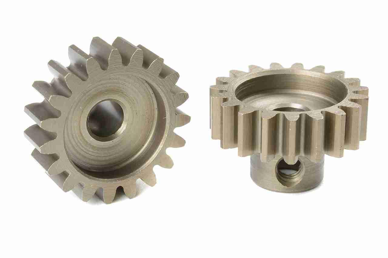 Team Corally M1.0 Pinion Short Hardened Steel 19 Teeth Shaft Dia. 5mm Team Corally M1.0 Pinion Short Hardened Steel 19 Teeth Shaft Dia. 5mm
