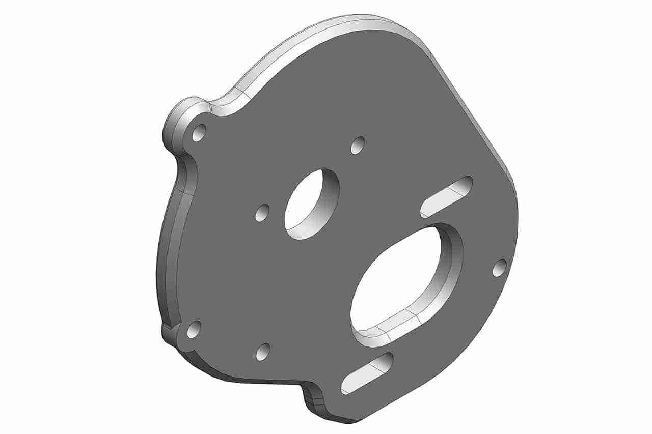 Team Corally Motor Mount Plate Aluminium 1 Pc Team Corally Motor Mount Plate Aluminium 1 Pc